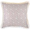 Cushion Cover-Coastal Fringe-Milan Rose