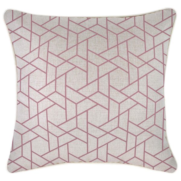 Cushion Cover-With Piping-Milan Rose
