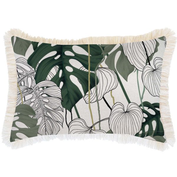 Cushion Cover-Coastal Fringe-Kona