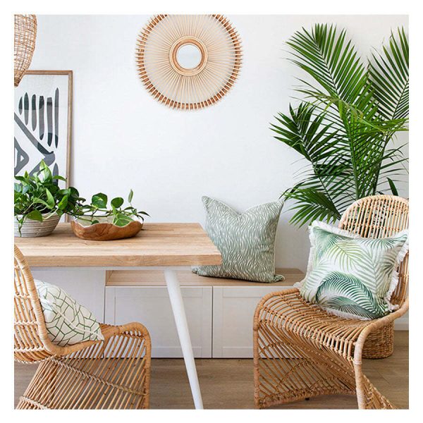 Cushion Cover-Coastal Fringe-Seminyak Green