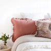 Cushion Cover-Coastal Fringe-Seminyak Rose