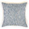 Cushion Cover-Coastal Fringe-Wild Blue