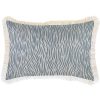 Cushion Cover-Coastal Fringe-Wild Blue