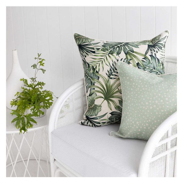 Cushion Cover-With Piping-Lunar Pale Mint