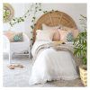 Cushion Cover-With Piping-Paint Stripes Blush