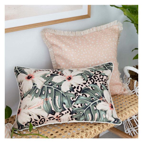Cushion Cover-With Piping-Tropical Jungle