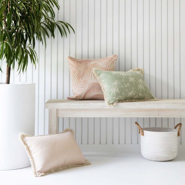 Cushion Cover-With Piping-Seminyak Blush
