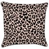 Cushion Cover-With Black Piping-Jungle Peach
