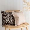 Cushion Cover-With Black Piping-Jungle Peach