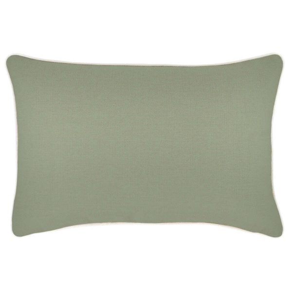 Cushion Cover-With Piping-Solid-Sage