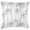 Cushion Cover-With Piping-Tall-Palms-Smoke
