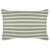 Cushion Cover-With Piping-Hampton Stripe Sage