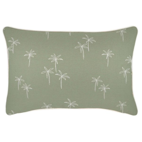 Cushion Cover-With Piping-Palm Cove Sage