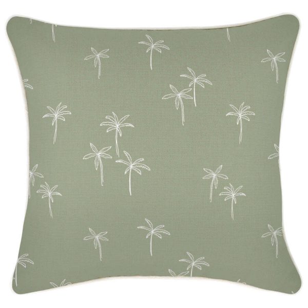 Cushion Cover-With Piping-Palm Cove Sage