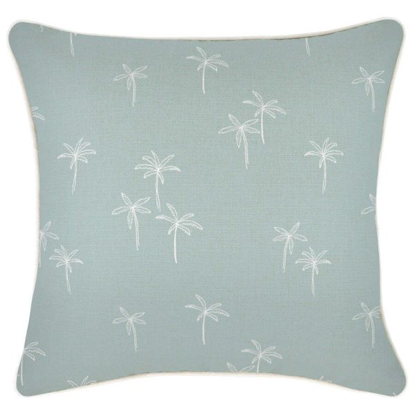 Cushion Cover-With Piping-Palm Cove Seafoam