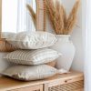 Cushion Cover-With Piping-Pineapples Beige