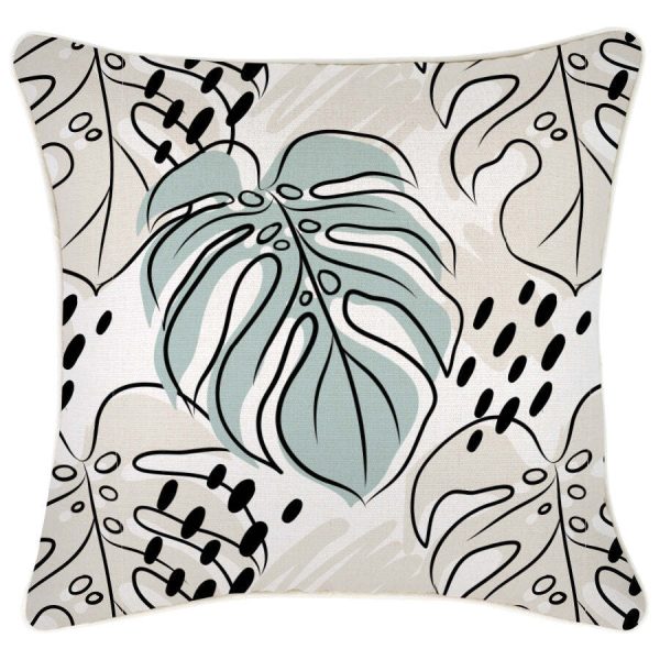 Cushion Cover-With Piping-Rainforest Seafoam
