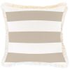 Cushion Cover-Coastal Fringe Deck-Stripe-Beige