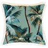 Cushion Cover-Coastal Fringe-Palm Trees Lagoon