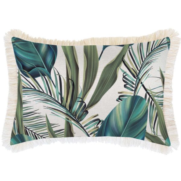 Cushion Cover-Coastal Fringe-Poolside