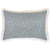 Cushion Cover-Coastal Fringe-Lunar Smoke