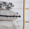 Cushion Cover-Coastal Fringe Black-Lunar
