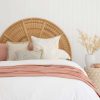 Cushion Cover-Coastal Fringe Natural-Positano Smoke