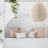 Cushion Cover-Coastal Fringe Natural-Seminyak Biscuit