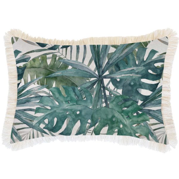 Cushion Cover-Coastal Fringe- Freshwater