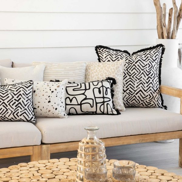 Cushion Cover-Coastal Fringe-Art-Studio