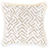 Cushion Cover-Coastal Fringe-Tribal-Beige