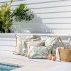 Cushion Cover-Coastal Fringe Natural-Palm Cove Beige