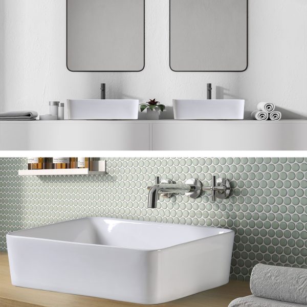 Muriel 48 x 37.5 x 13cm Ceramic Bathroom Basin Vanity Sink Above Counter Top Mount Bowl