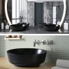 Muriel 42 x 42 x 13.5cm Ceramic Bathroom Basin Vanity Sink Round Above Counter Top Mount Bowl
