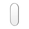 La Bella Wall Mirror Oval Aluminum Frame Makeup Decor Bathroom Vanity