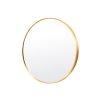 La Bella Wall Mirror Round Aluminum Frame Makeup Decor Bathroom Vanity