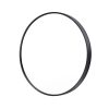 La Bella Wall Mirror Round Aluminum Frame Makeup Decor Bathroom Vanity