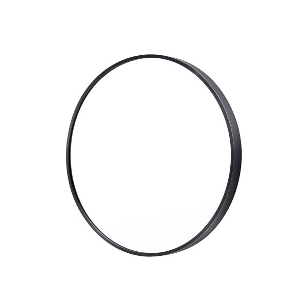 La Bella Wall Mirror Round Aluminum Frame Makeup Decor Bathroom Vanity