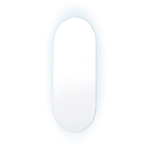 La Bella LED Wall Mirror Oval Touch Anti-Fog Makeup Decor Bathroom Vanity