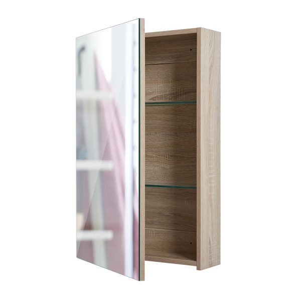 La Bella Bathroom Mirror Cabinet Wall Twin Door Shaving Storage