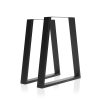 La Bella 2 Set Black Coffee Dining Table Legs Bench Trapezium DIY Steel Metal
