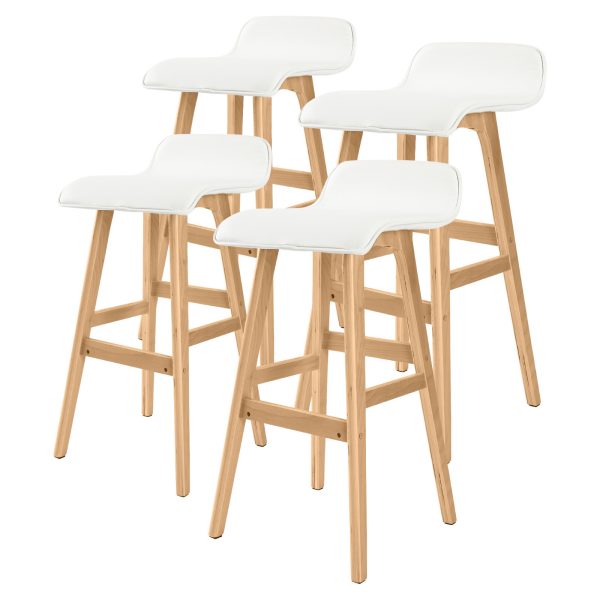 La Bella Wooden Bar Stool DARA Leather