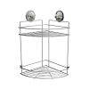 PowerLoc Double Corner Shelf Large Removable Suction