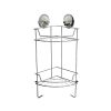 PowerLoc Double Corner Shelf Removable Suction Small