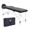 Forever Beauty Portable Beauty Massage Table Bed Therapy Waxing 2 Fold 55cm Aluminium