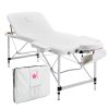 Forever Beauty Portable Beauty Massage Table Bed Therapy Waxing 3 Fold Aluminium