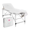 Forever Beauty Portable Beauty Massage Table Bed Therapy Waxing 3 Fold Aluminium