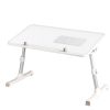 Laptop Desk Computer Stand Table Foldable Tray Fan Adjustable Sofa