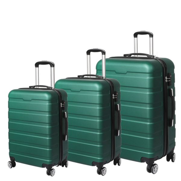 Luggage Suitcase Trolley 3Pcs set 20 24 28 Travel Packing Lock