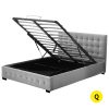 Allendale Bed Frame Base With Gas Lift Platform Fabric
